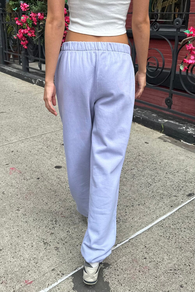 Rosa Tie Sweatpants | Pastel Purple / S