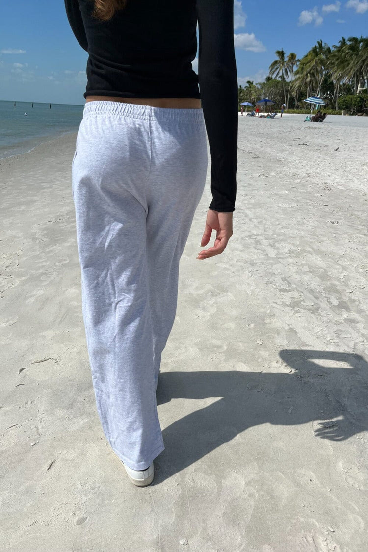 Anastasia Sweatpants | Light Silver