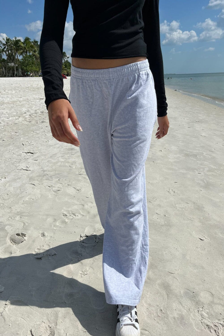 Anastasia Sweatpants | Light Silver