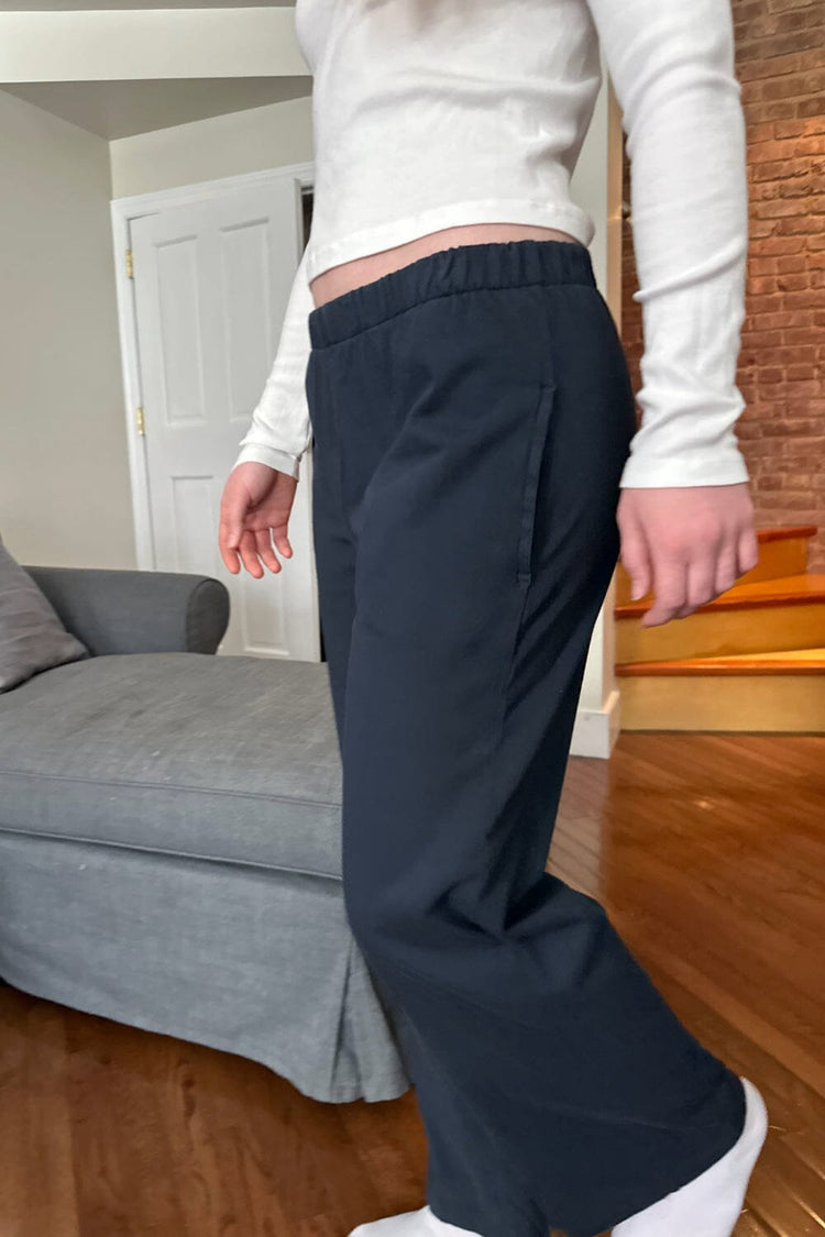 Anastasia Sweatpants | Dark Faded Navy Blue