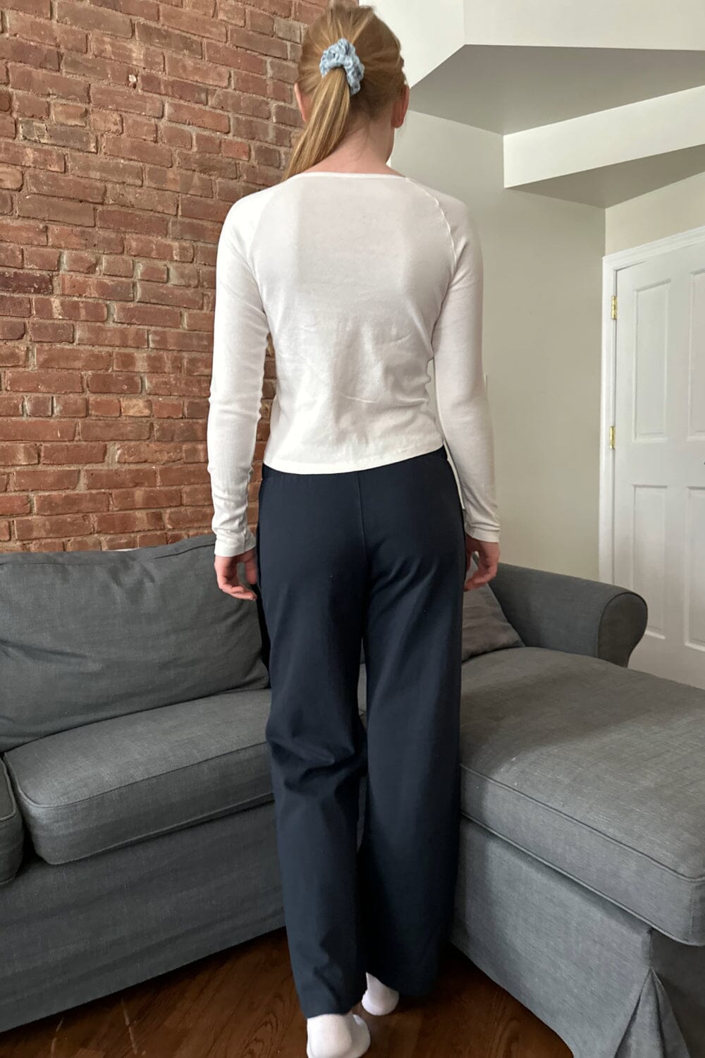 Anastasia Sweatpants | Dark Faded Navy Blue