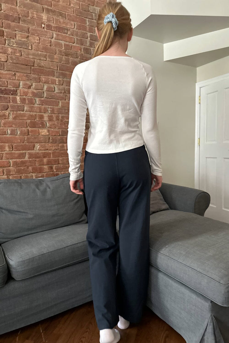 Anastasia Sweatpants | Dark Faded Navy Blue