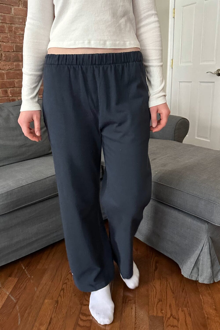 Anastasia Sweatpants | Dark Faded Navy Blue