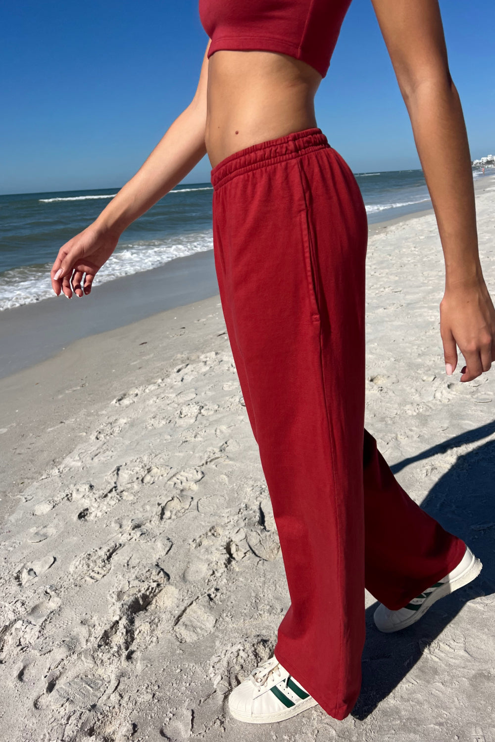 Anastasia Sweatpants | Red / S/M