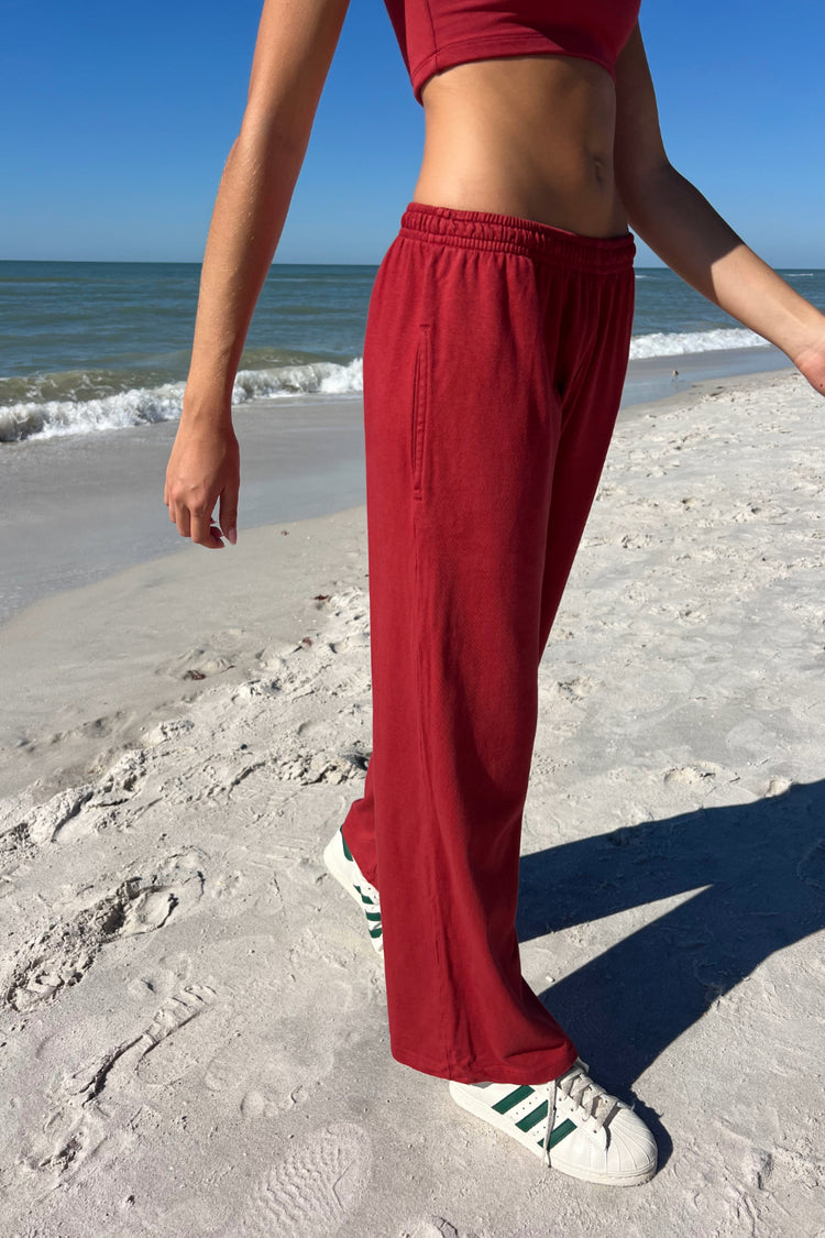Anastasia Sweatpants | Red / S/M