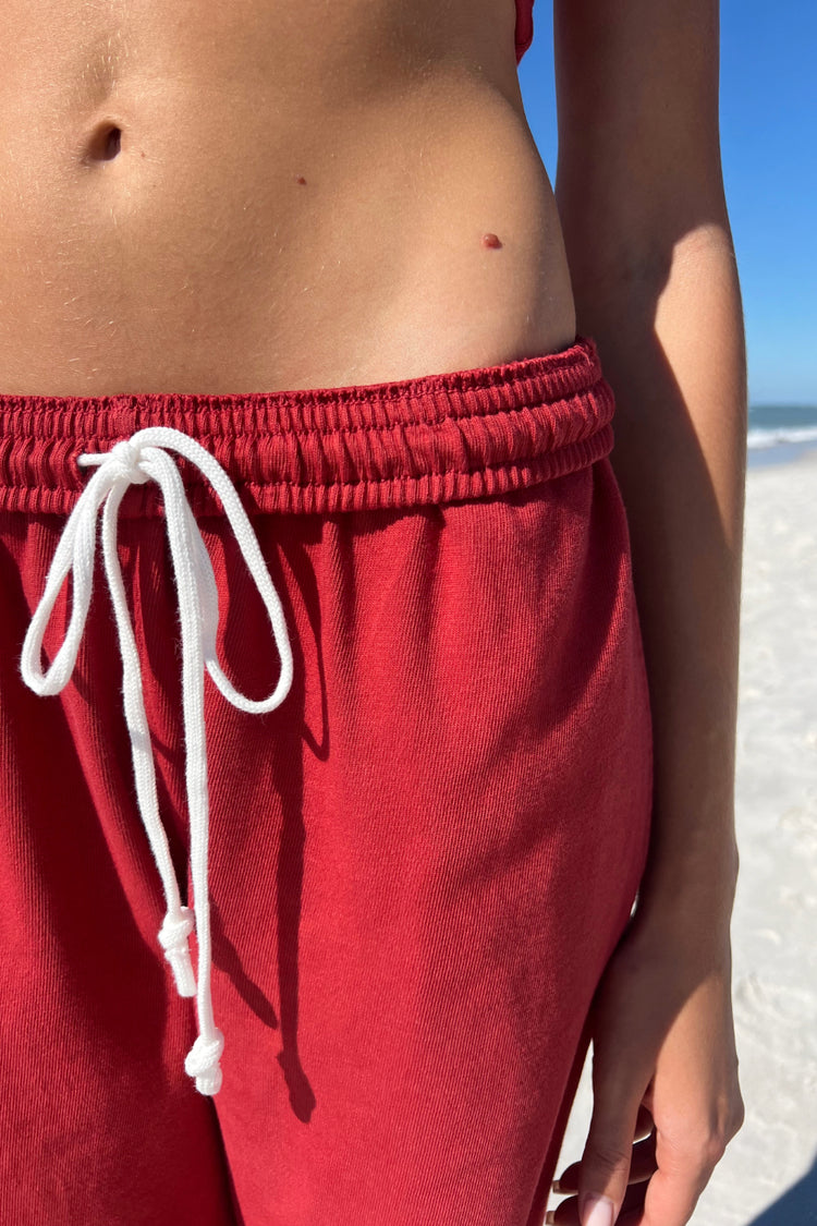 Anastasia Sweatpants | Red / S/M