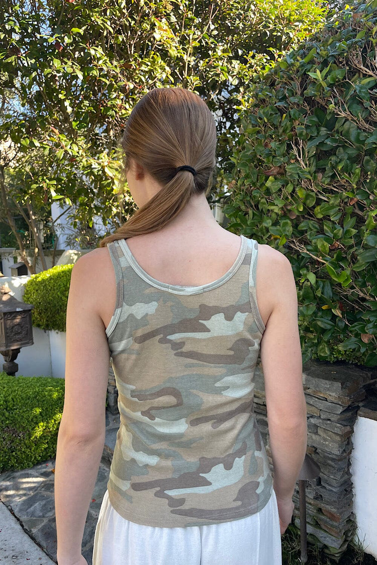 Beyonca Camouflage Tank | Light Camouflage / XS/S