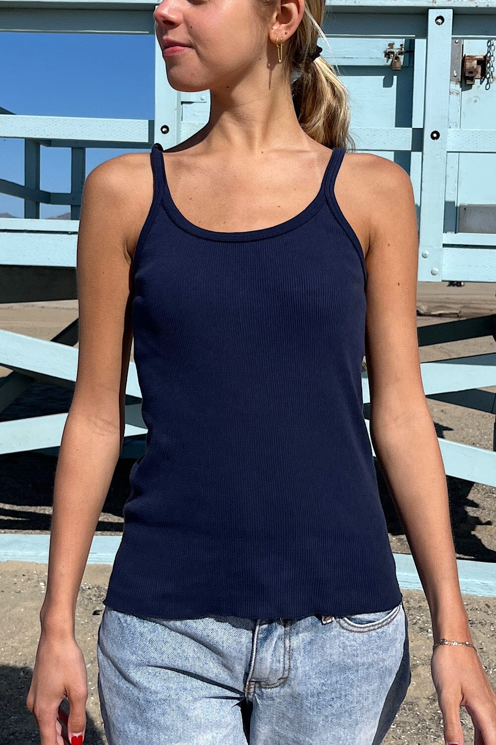 Beyonca Tank | Navy Blue / XS/S