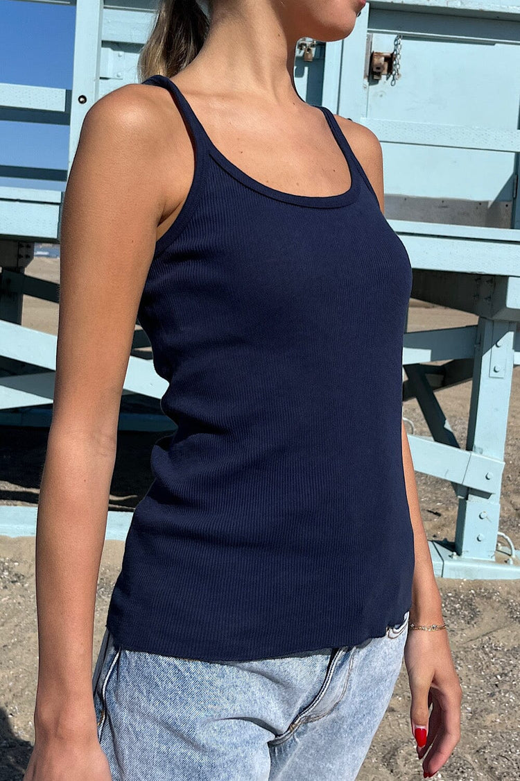 Beyonca Tank | Navy Blue / XS/S