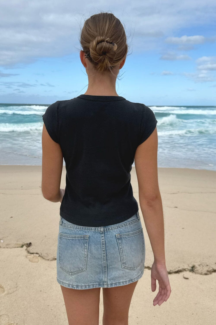 Hailie Radio Silence Live Top | Black / XS/S