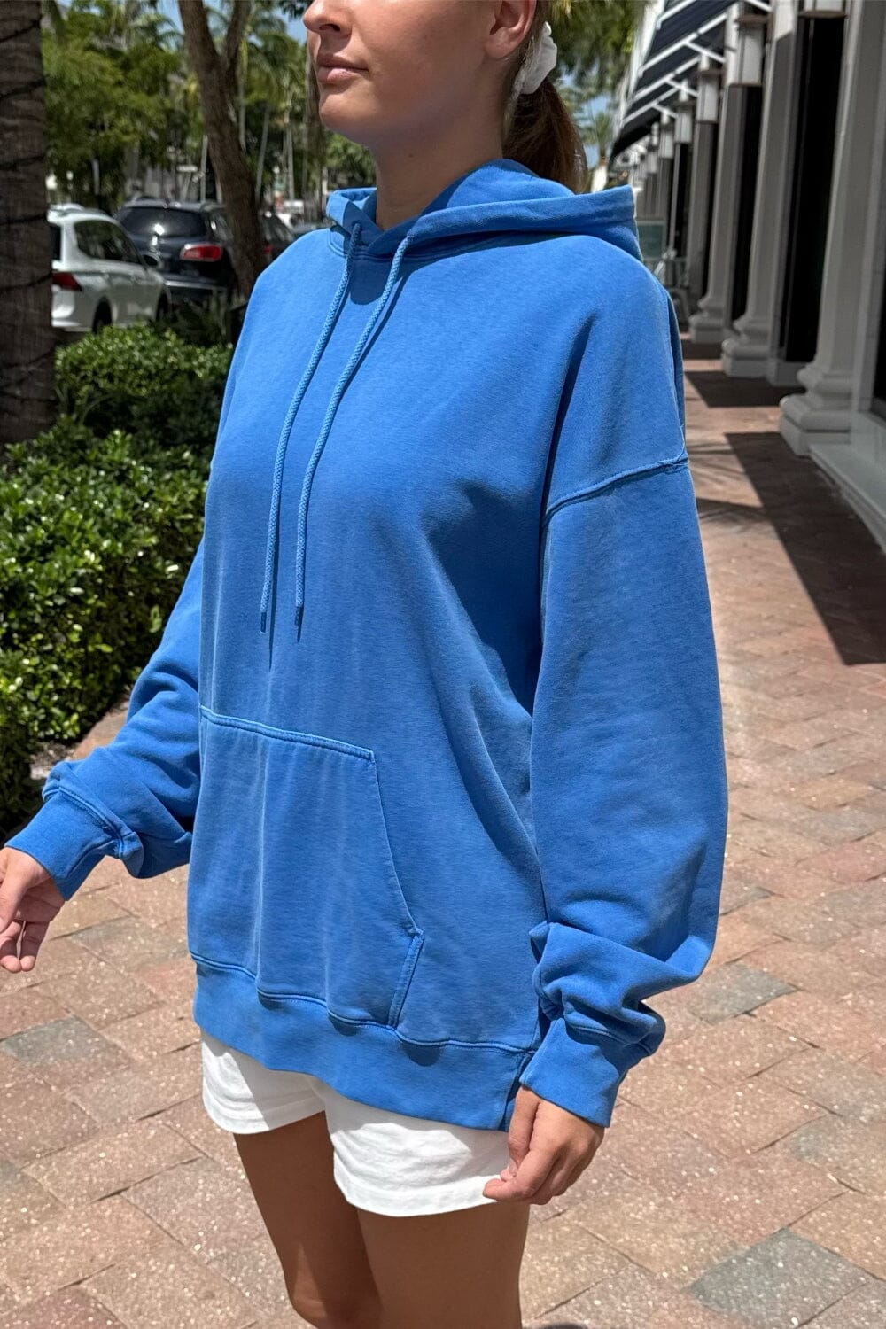 Christy Hoodie | Steel Blue / Regular Fit
