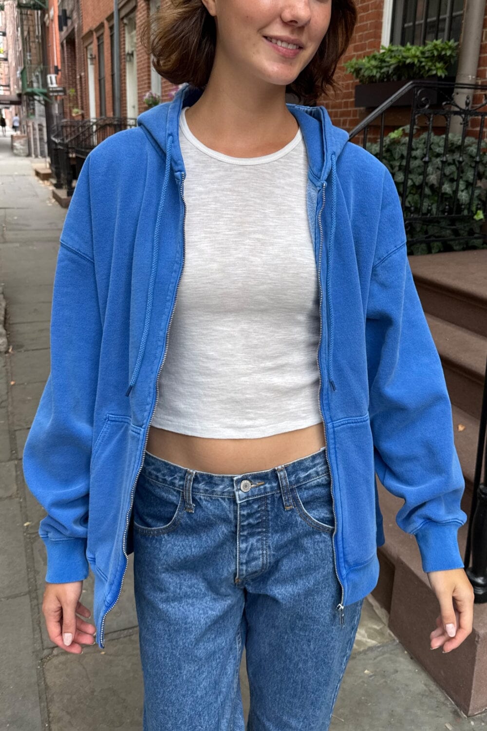 Christy Hoodie | Steel Blue / Oversized Fit