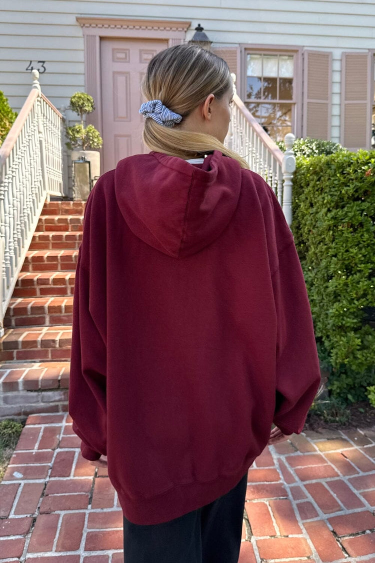 Christy Hoodie | Burgundy / Oversized Fit