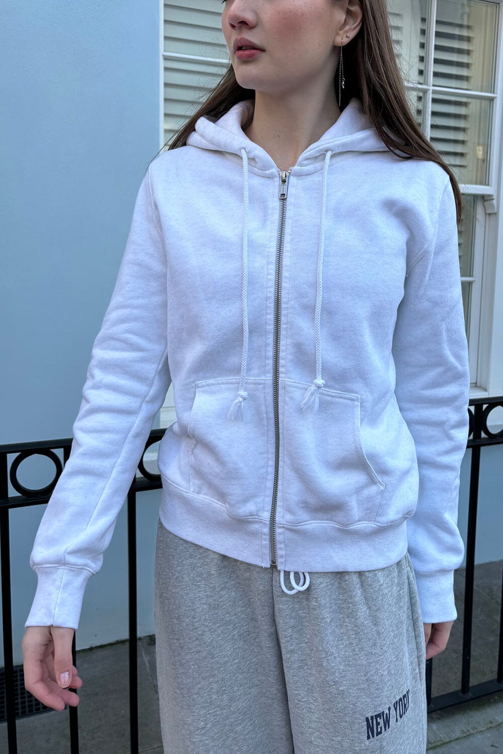 Brandy white hoodie sale