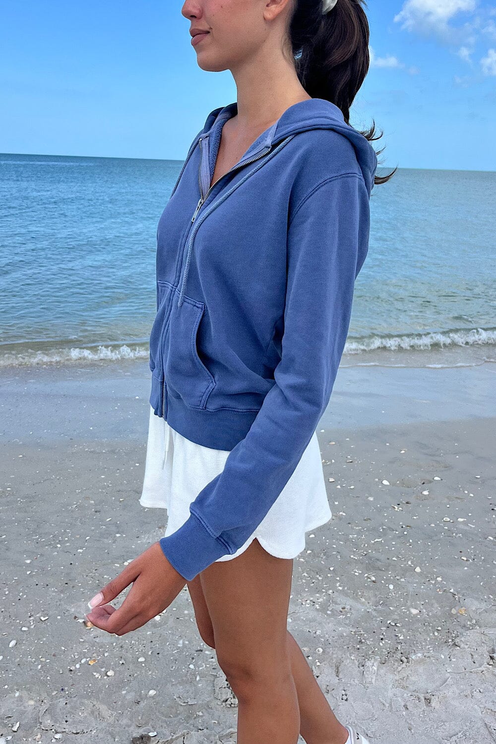 Christy Hoodie | Faded Blue / Regular Fit