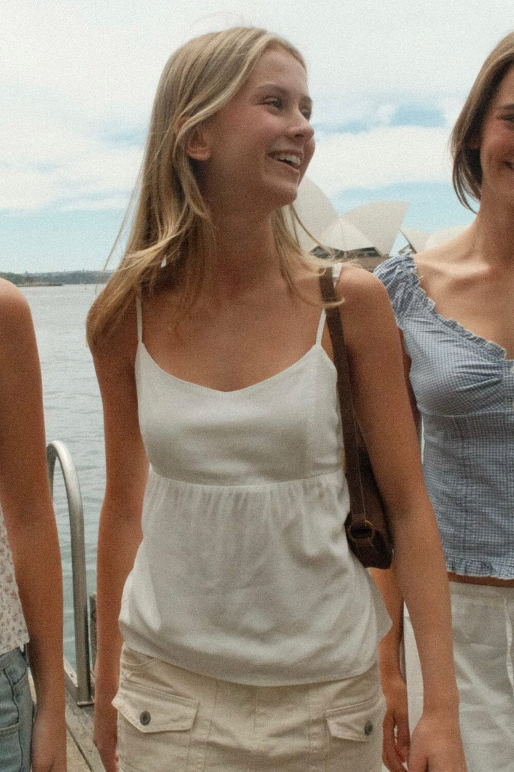 Colleen Top | White / XS/S