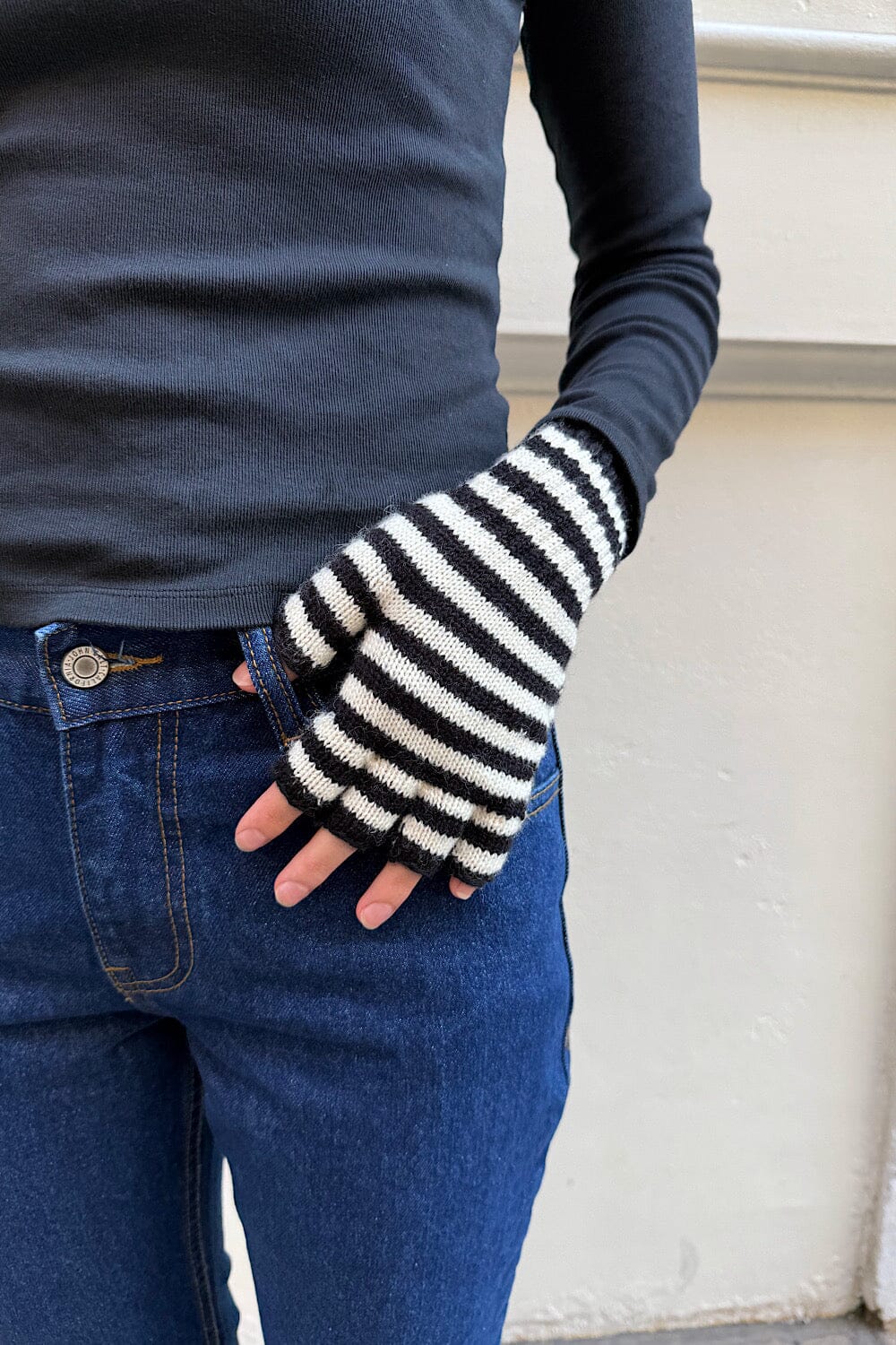 arm handschuh Fingerless Wool Striped Gloves 128AX04SWHP Inhalt:500 g (fra) Mate X im Test