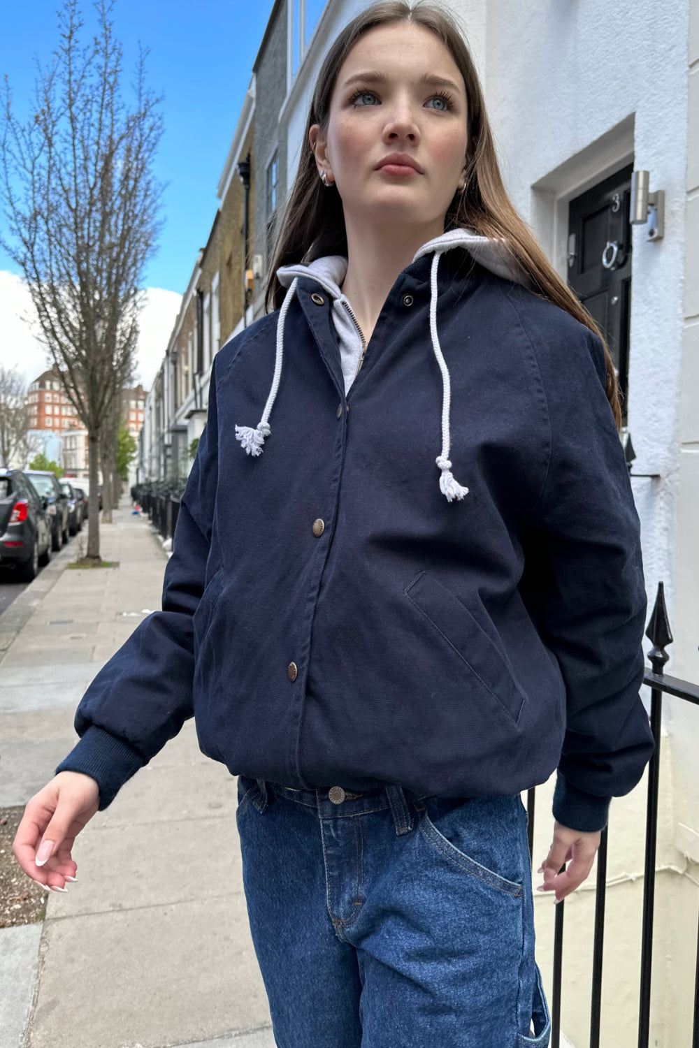 Jacket Brandy Melville Graue Jacke Khujo Steppmantel Otto Khujo