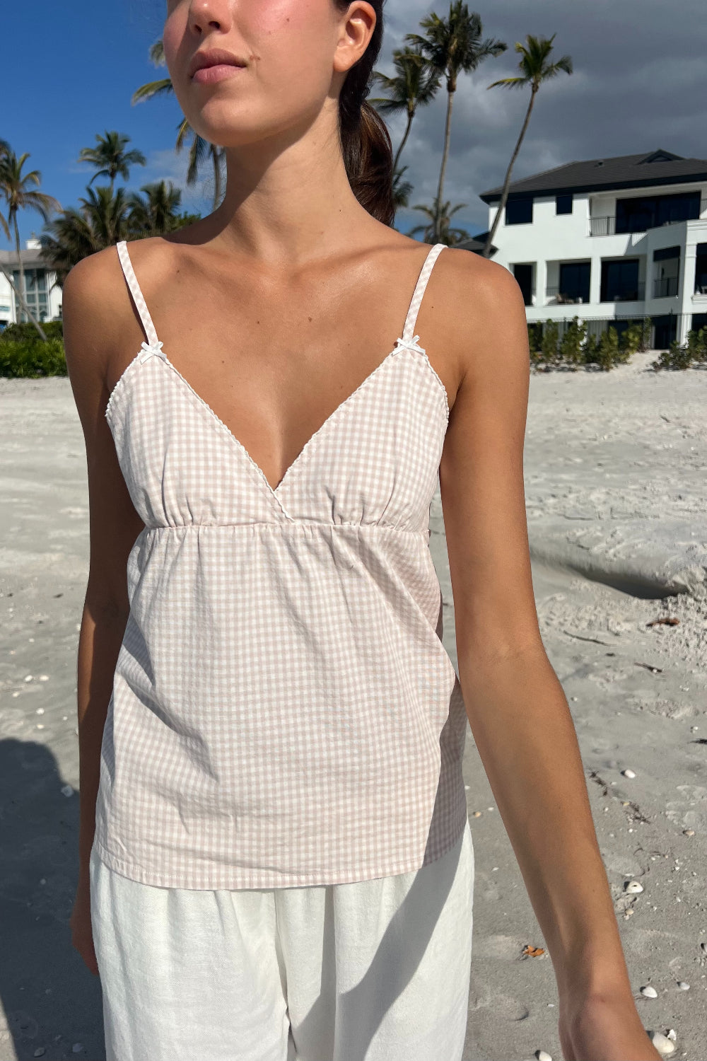 Edith Plaid Tank – Brandy Melville Europe