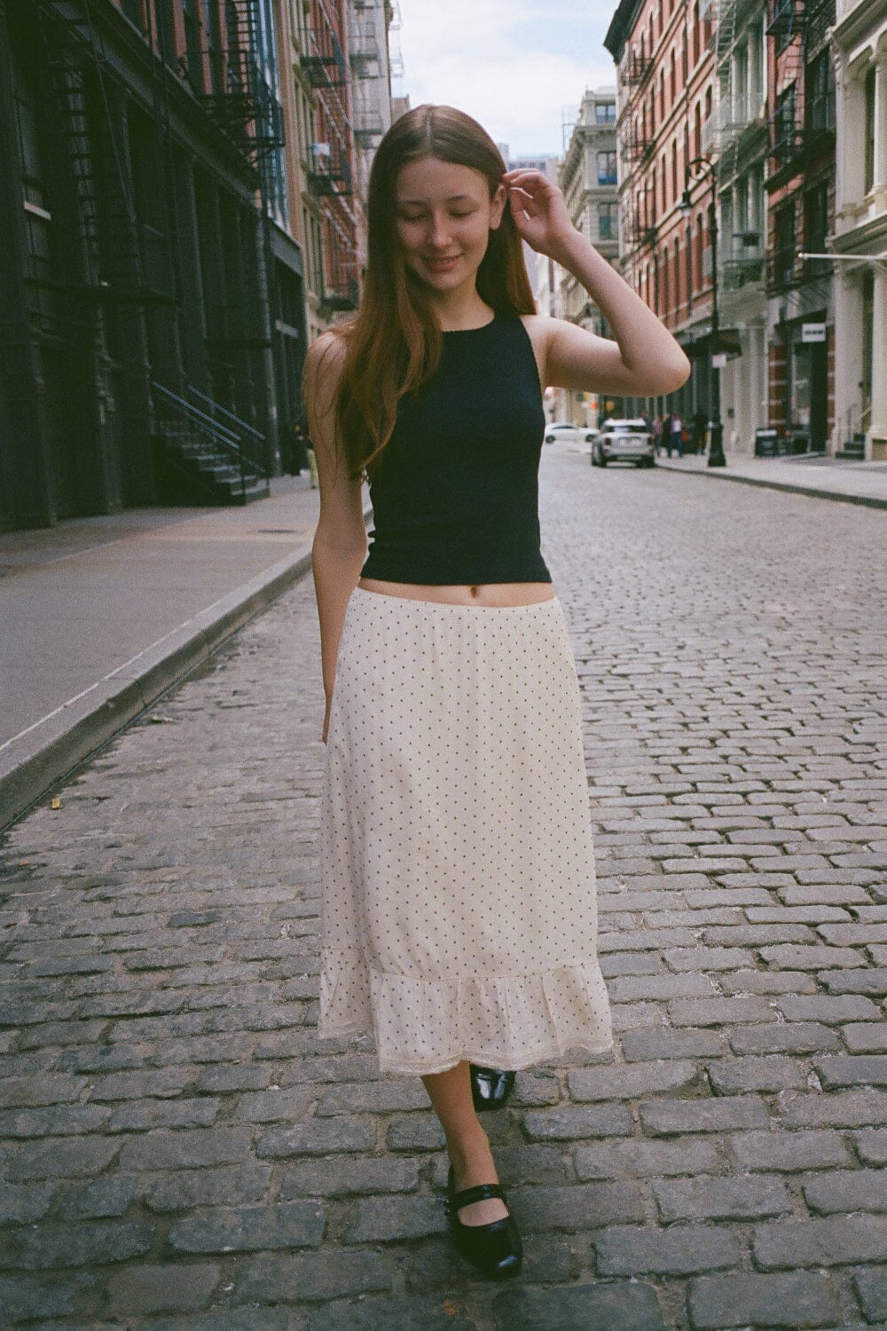 スカート LIMI feu Archive Polka Dot Elastic Skirt Justine Polka Dots Skirt – Brandy Melville Europe