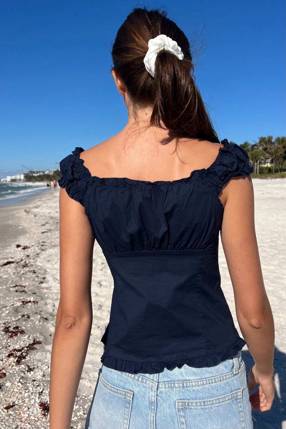 Elena Top | Navy Blue / XS/S