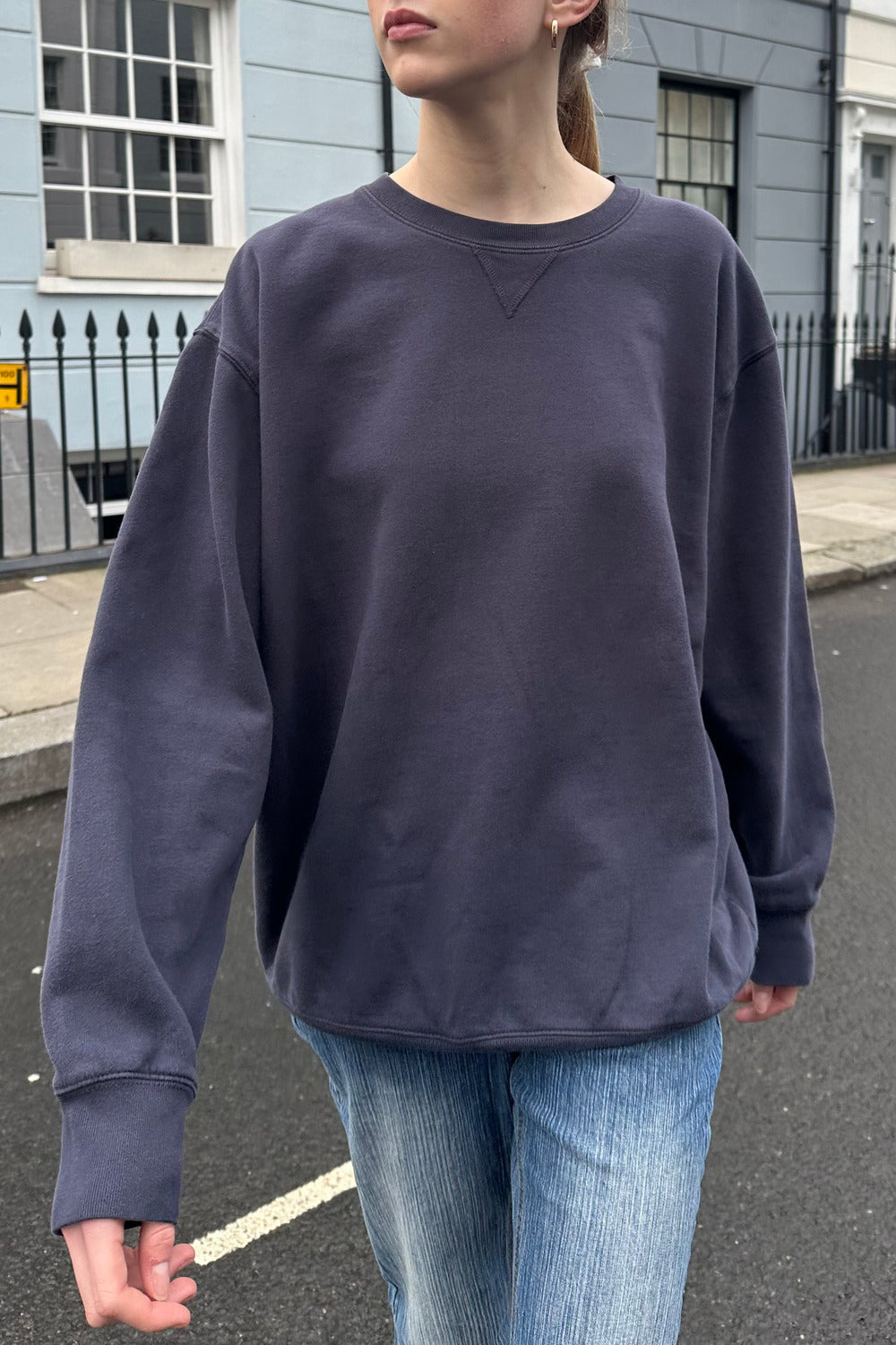 Erica Oversized Sweatshirt | Classic Navy / Oversized Fit