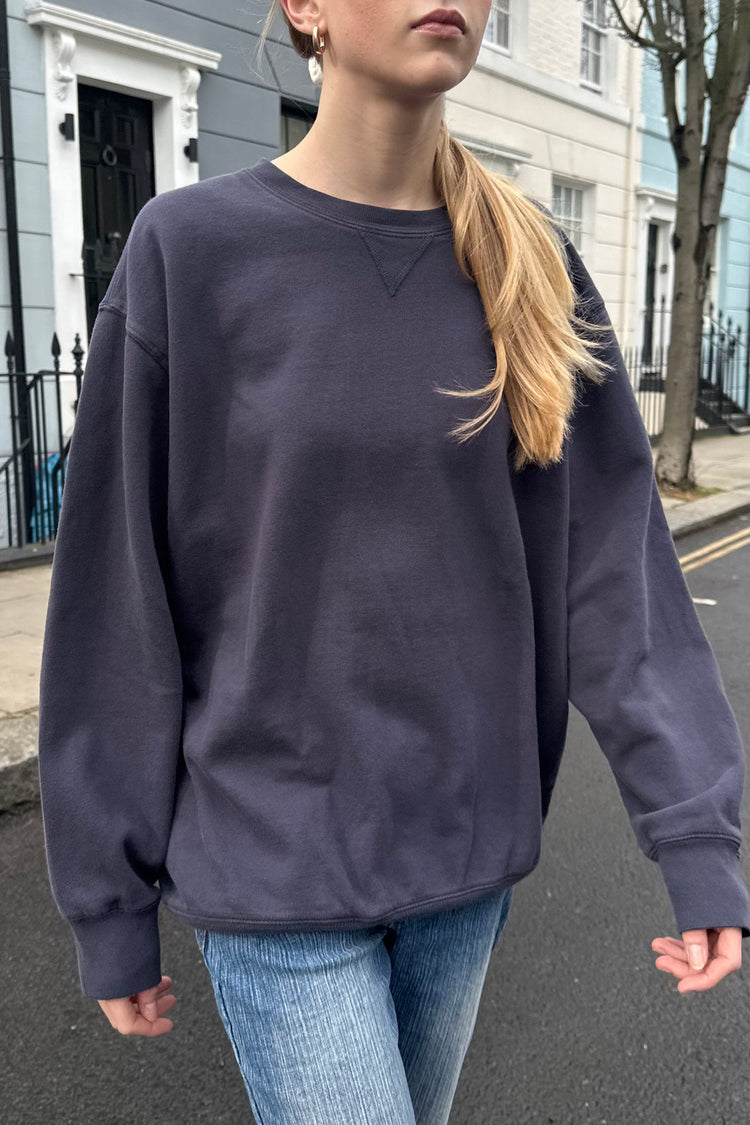 Erica Oversized Sweatshirt | Classic Navy / Oversized Fit