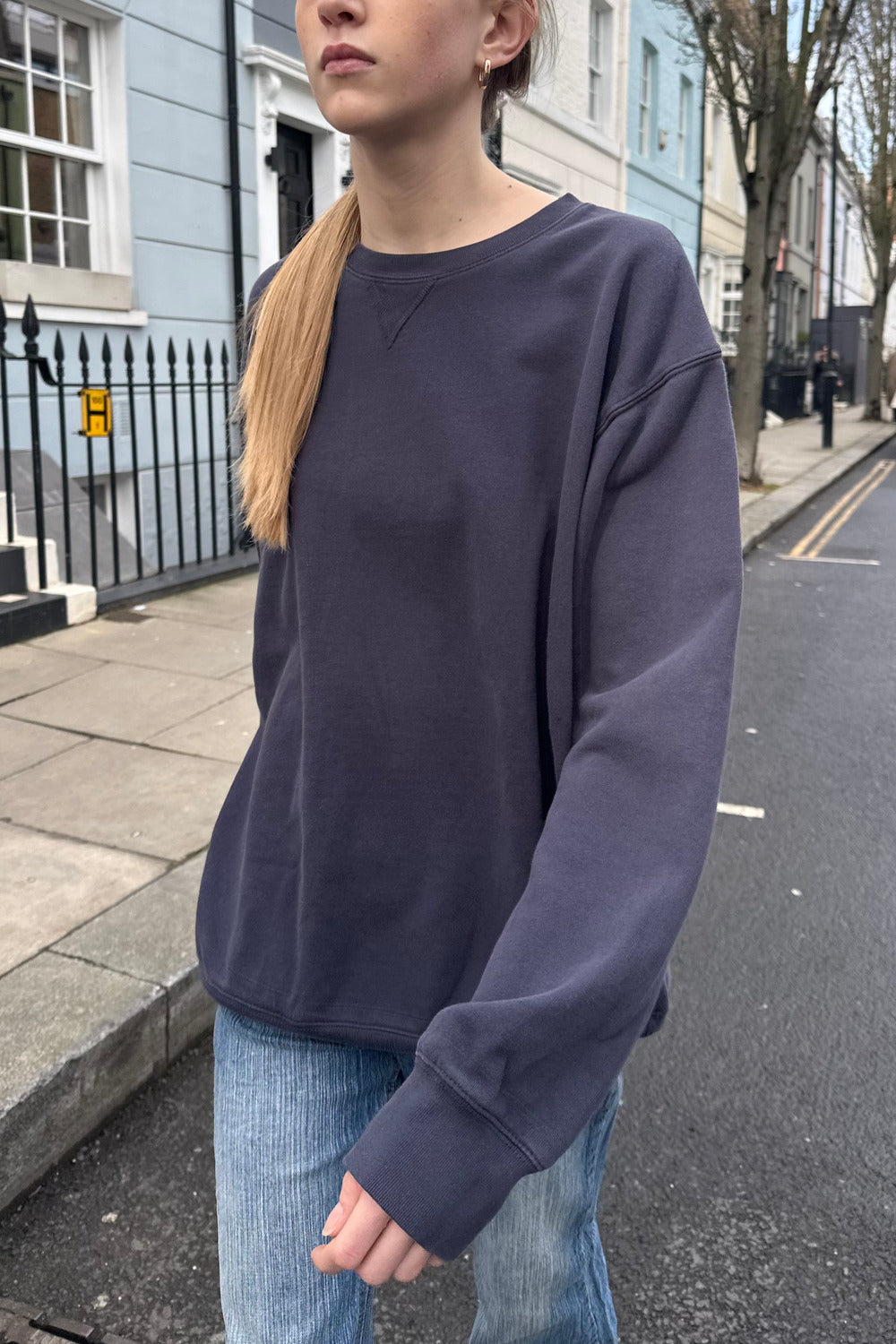 Erica Oversized Sweatshirt | Classic Navy / Oversized Fit