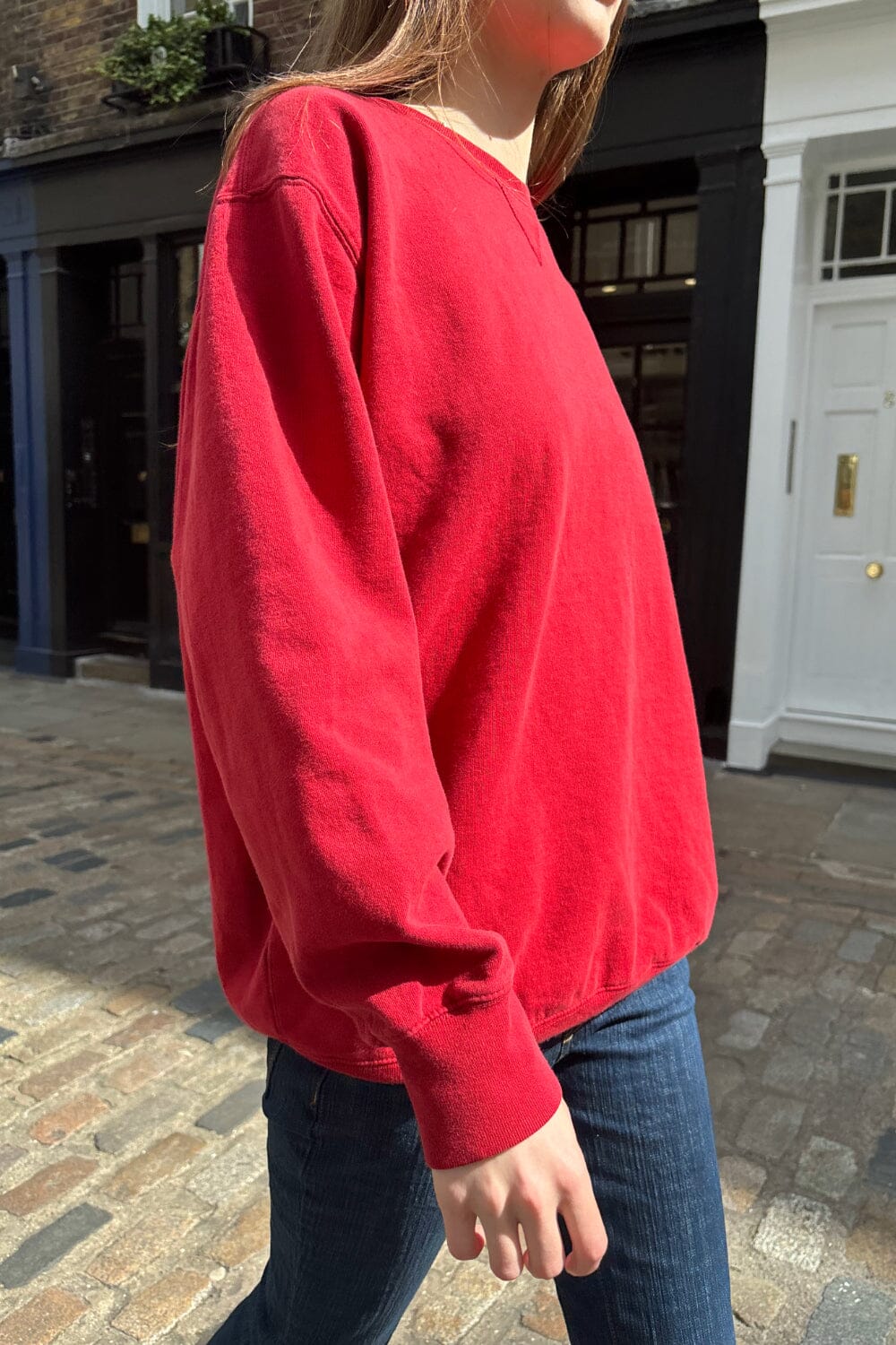 Erica Oversized Sweatshirt | Red / Oversized Fit