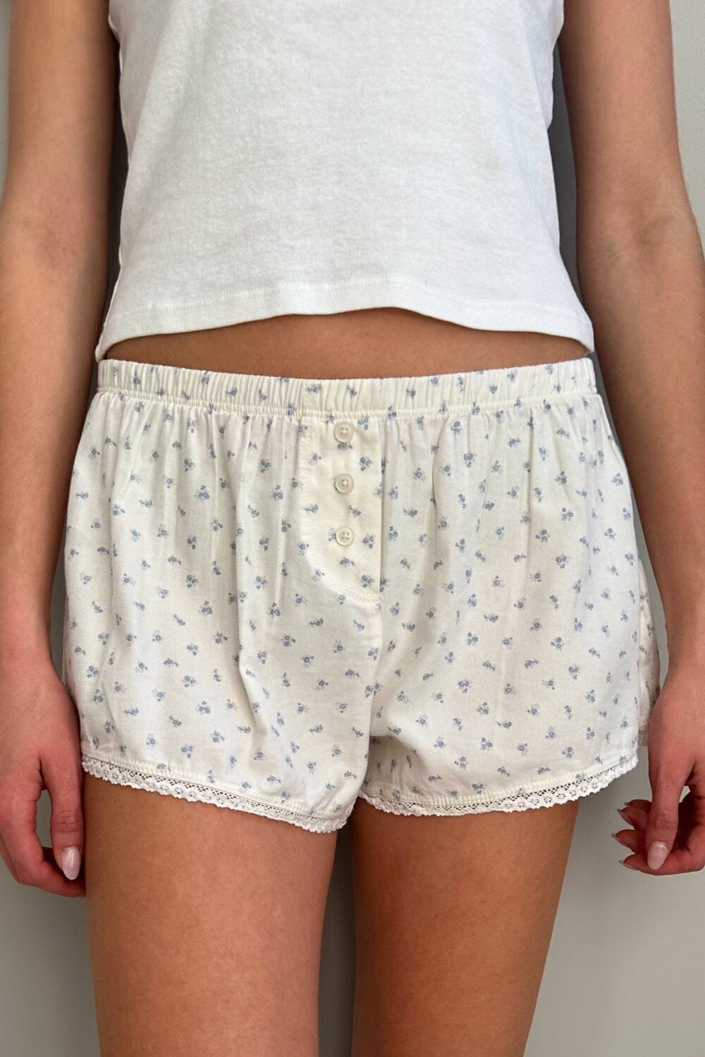 Keira Floral Boxer Shorts Brandy Melville Europe