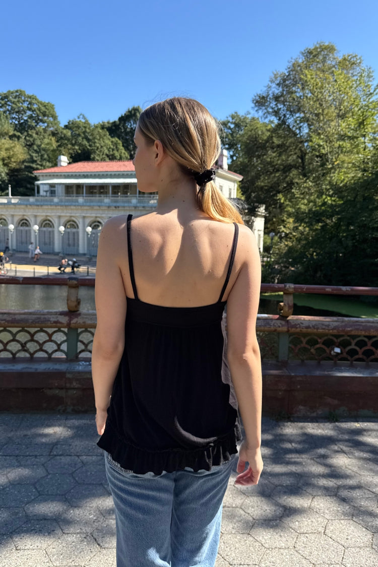 Edith Tank | Black / XS/S