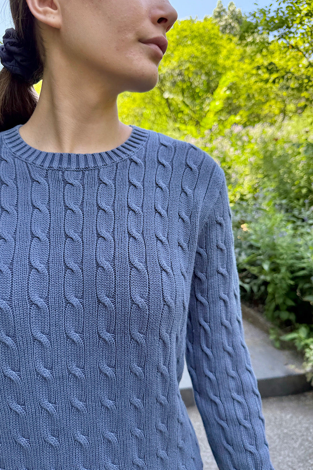 Martha Thick Sweater | Faded Blue / S/M