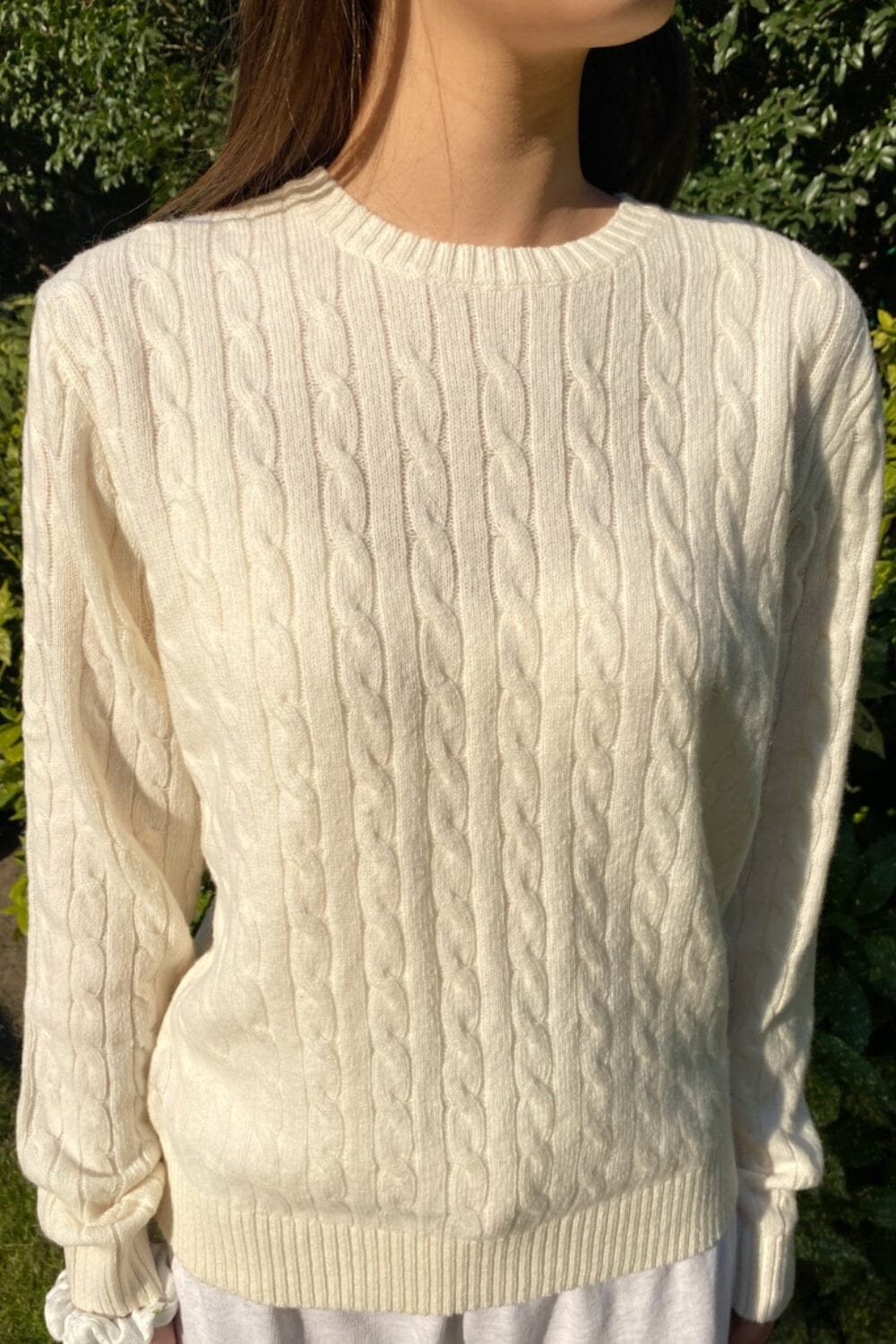 Martha Thick Sweater | White / S/M