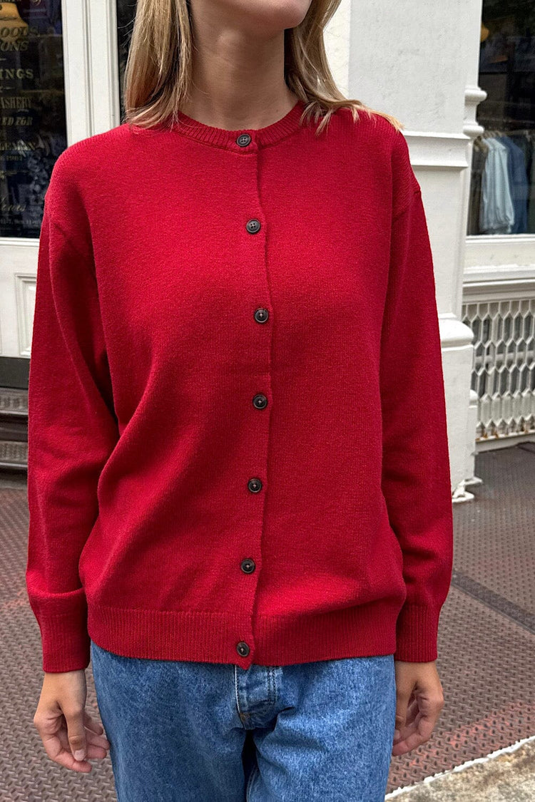 Amalie Cardigan | Red / XS/S