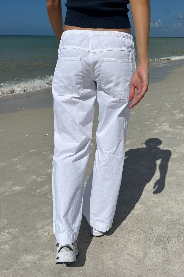 Frankie Pants | White / S/M