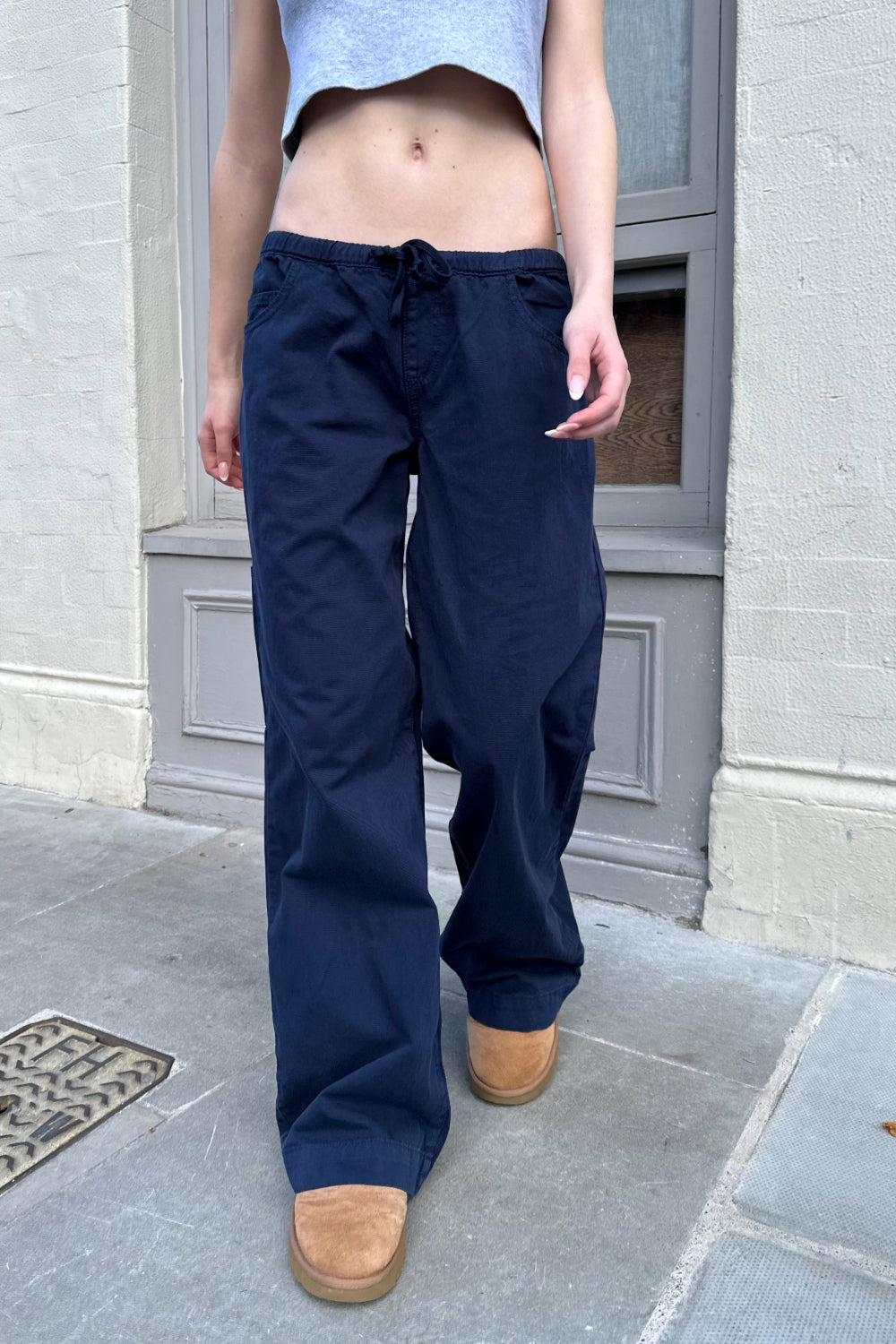 Brandy Melville Low Rise Cargo Pants Brandy Melville Waist Size