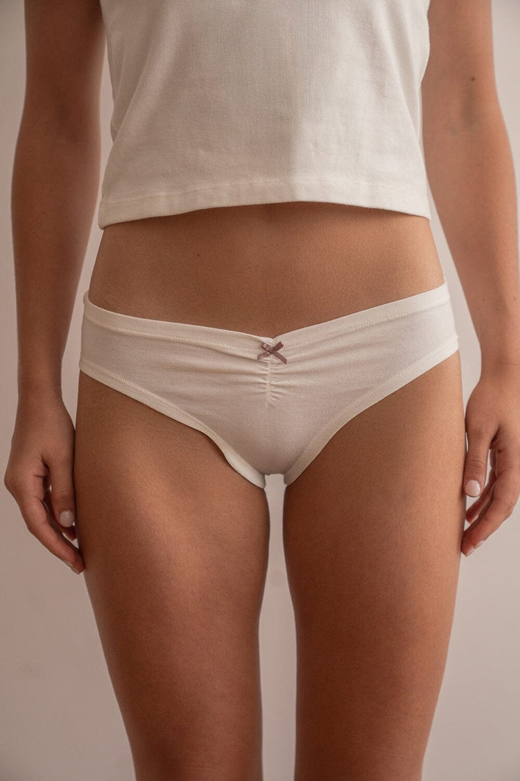 Bow Underwear | White