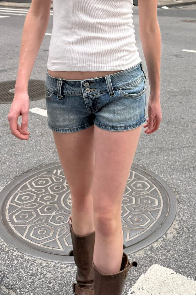 Laurel Denim Shorts | Medium Denim / XS/S