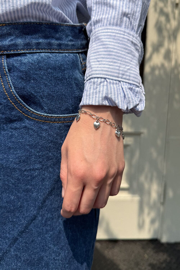 Heart Bracelet | Silver
