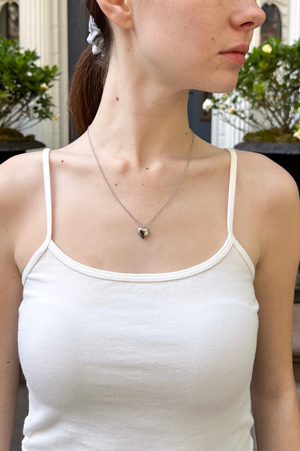 Heart Necklace | Silver
