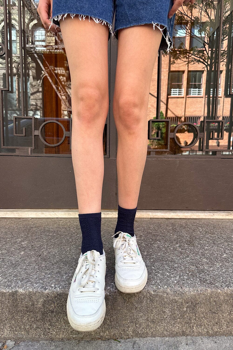 Hearts Socks | Navy Blue