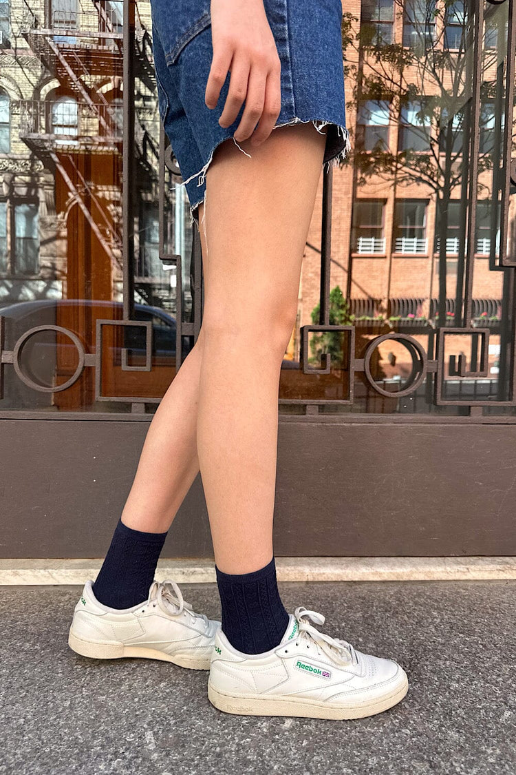 Hearts Socks | Navy Blue