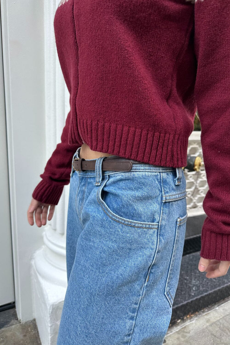 Faux Leather Buckle Belt | Gold