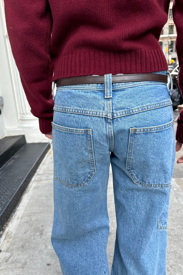 Faux Leather Buckle Belt | Gold