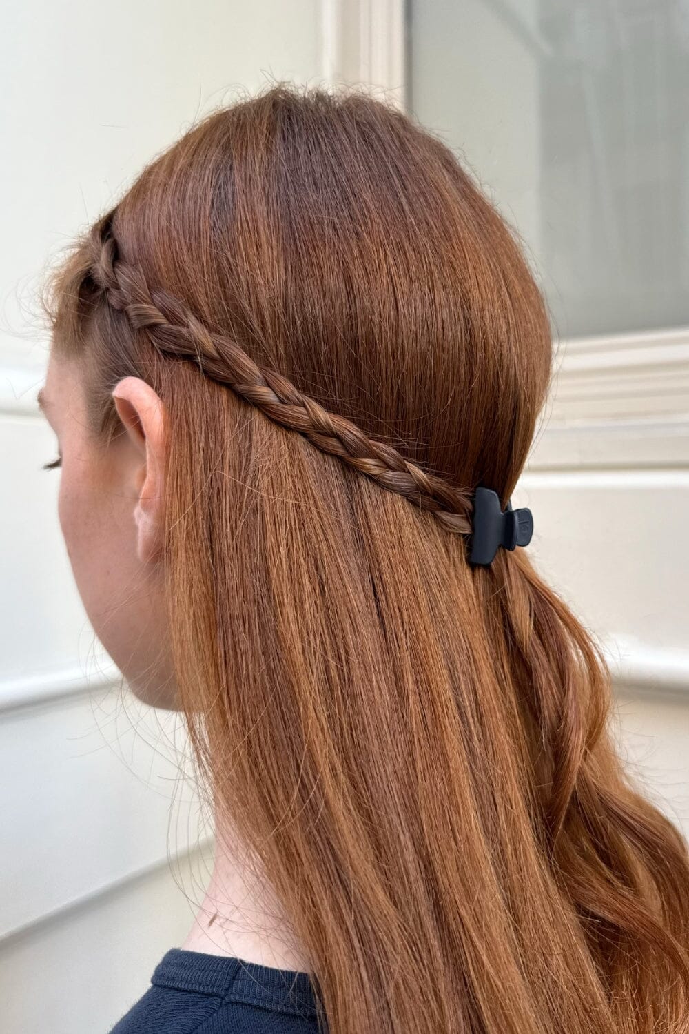 Hair Claw Clip | Navy Blue Black White