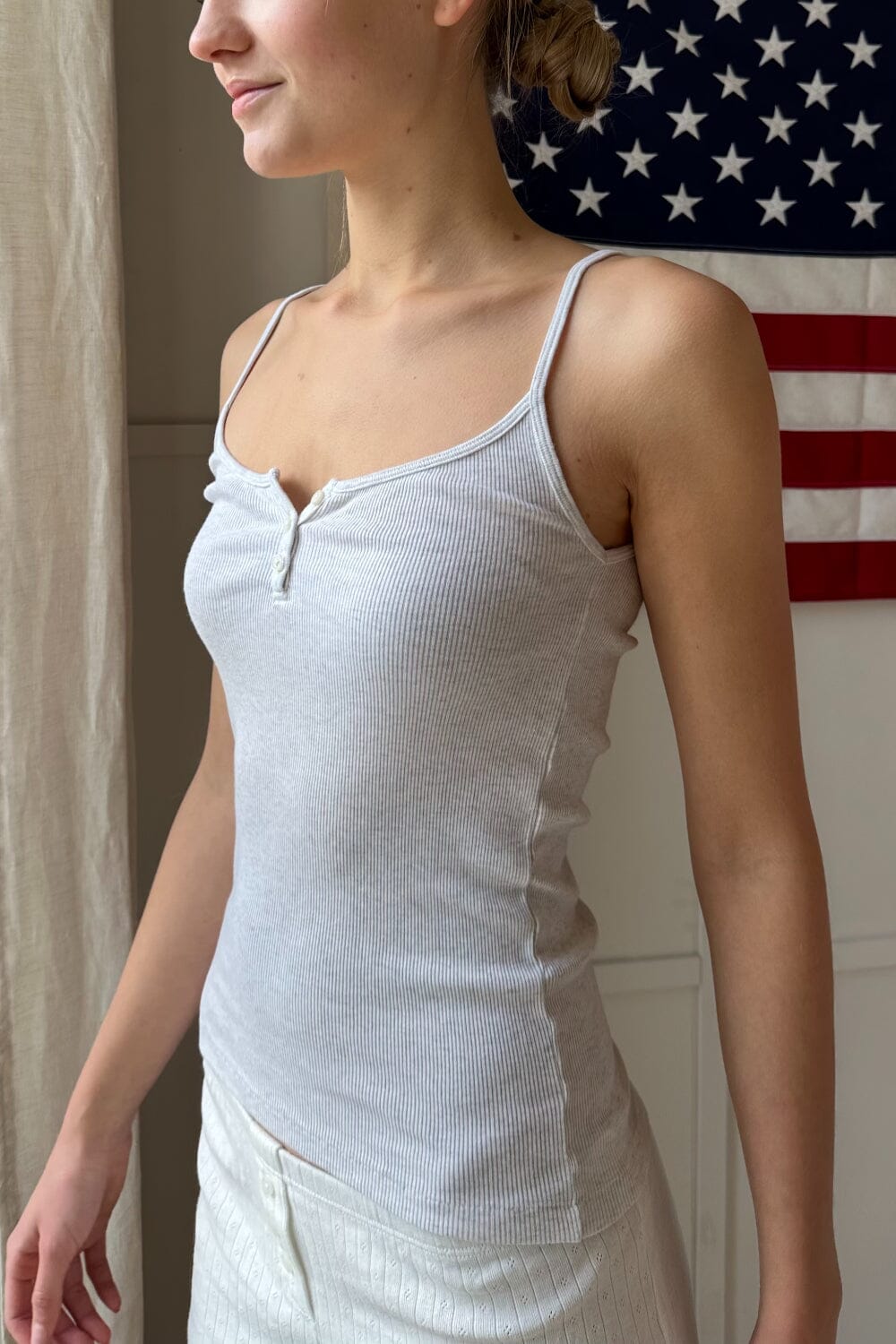 Amaya Tank | Silver Grey / Regular Fit
