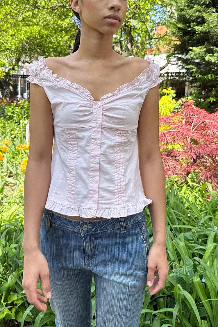 Elena Top | Light Pink / XS/S