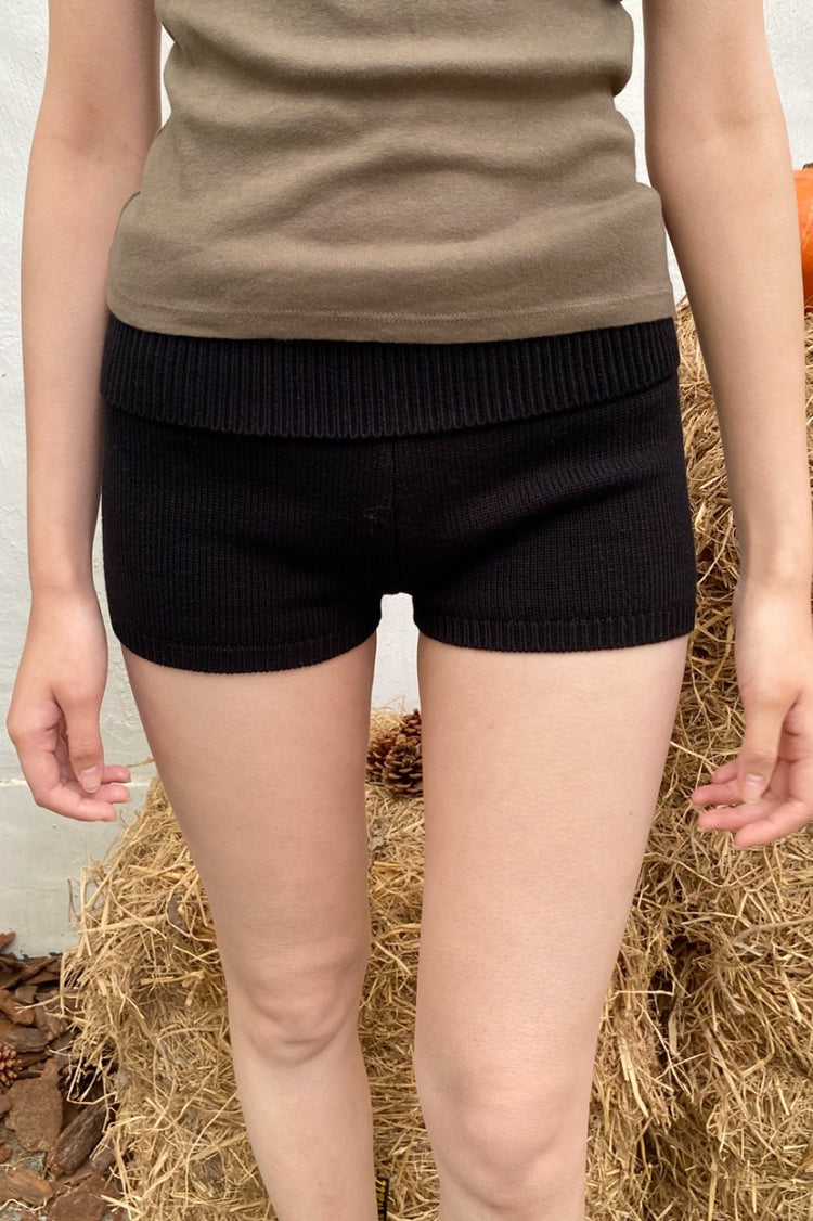 Madelyn Knit Shorts | Black