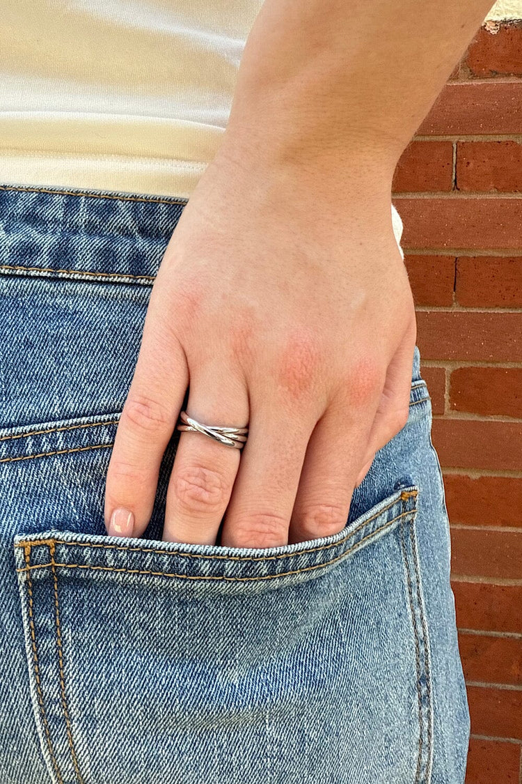 Interlocking Ring | Silver