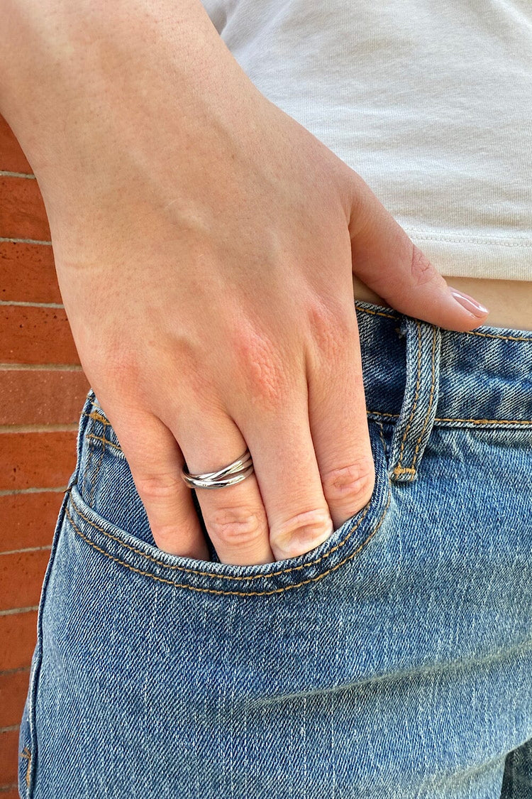 Interlocking Ring | Silver